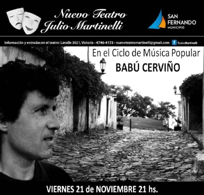 Babú Cerviño en el Martinelli