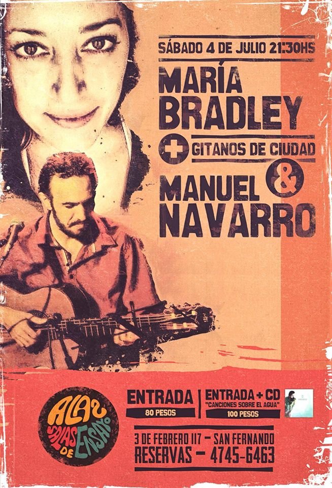 María Bradley y Manu Navarro