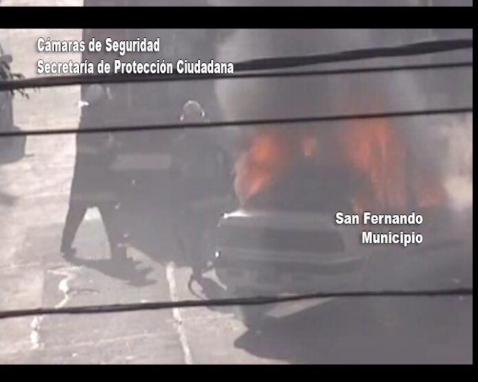 Se incendió un auto