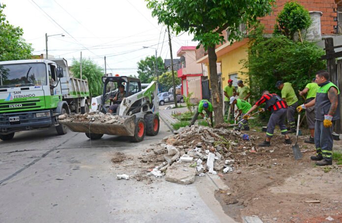 Operativo de limpieza y mejoramiento