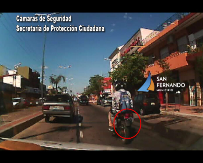Moto secuestrada