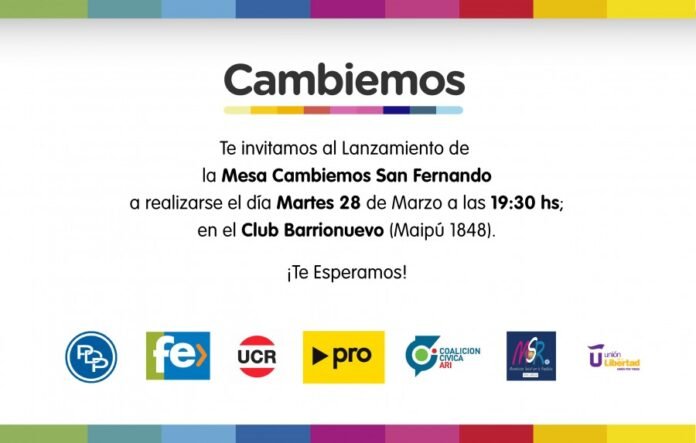 Invitación Mesa de Cambiemos SF