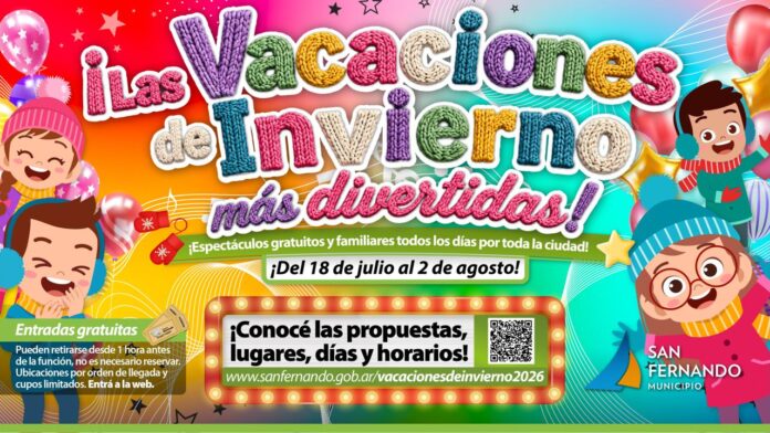 vacaciones de invierno san fernando 2026