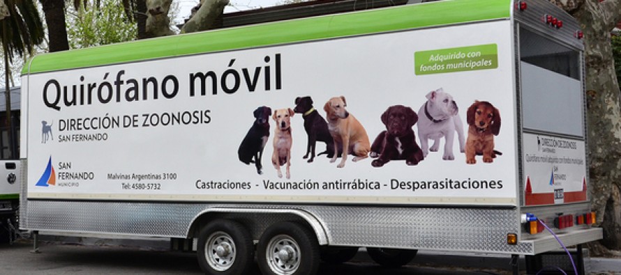 El Quirófano Móvil de Zoonosis estará esta semana en Villa Hall, Plaza Dorrego y Poli 6