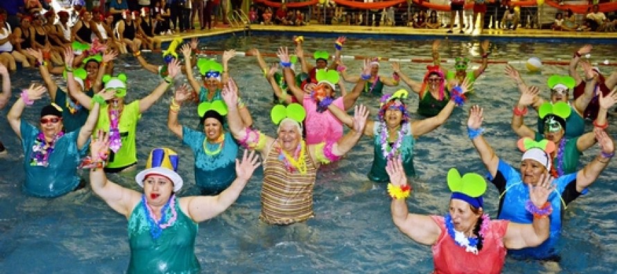 Se realizó el cierre anual de Aquagym en el Polideportivo N° 2