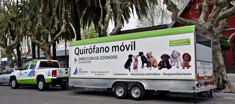 El Quirófano Móvil de Zoonosis estará en la Plaza Mitre, el Boulevard Jacobé y el barrio Alsina