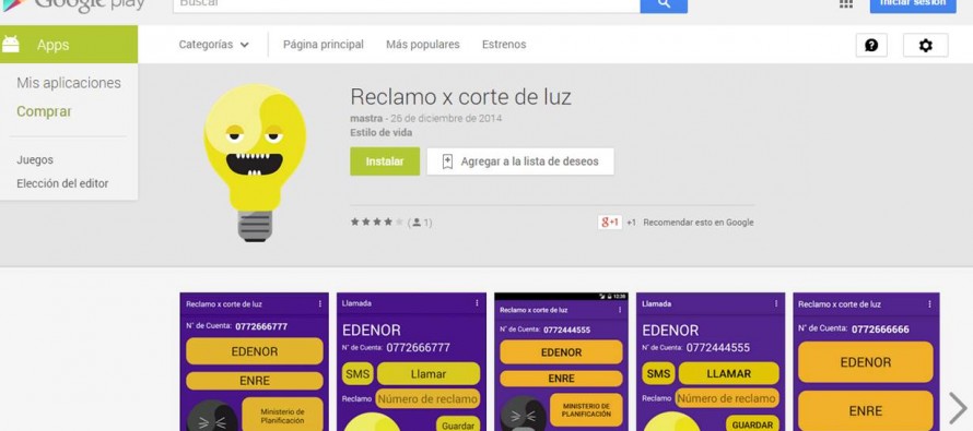 Ante los reiterados cortes de luz, un vecino del Delta creó una aplicación para el celular