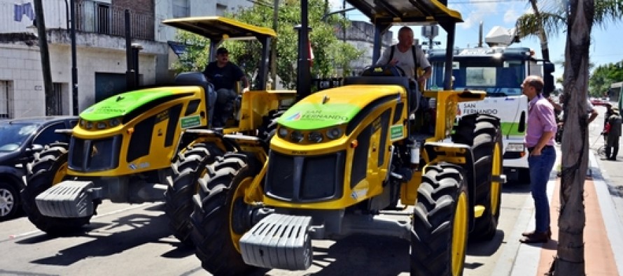 El Municipio incorporó un nuevo tractor de tracción integral