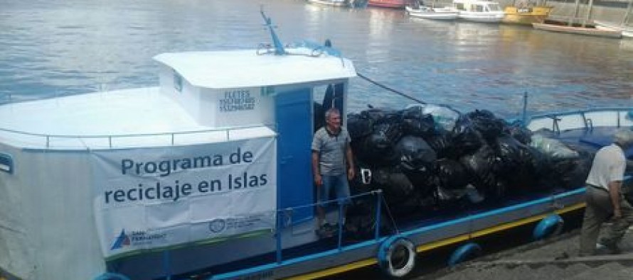 El Programa de Reciclaje en Islas recolectó cerca de 6 toneladas de residuos