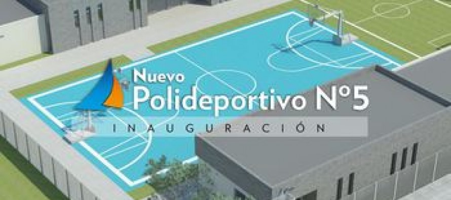 Postergado por las lluvias, hoy se inaugura el Polideportivo 5 en Villa Jardín