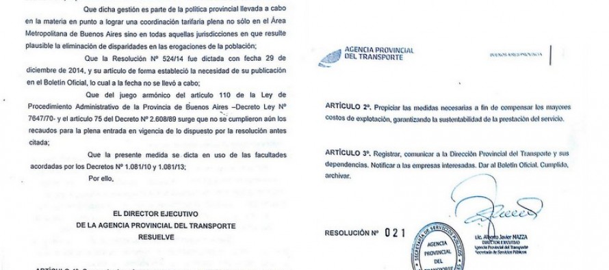 La Provincia dio marcha atrás con el tarifazo en el transporte fluvial de pasajeros