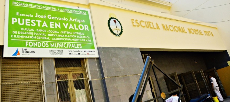 Última etapa en la remodelación de la Escuela N° 40