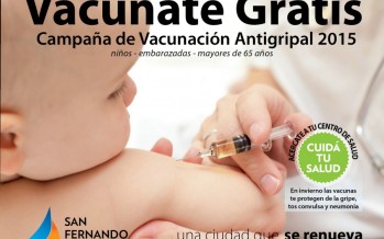 Se lanzó la Campaña de Vacunación Antigripal 2015