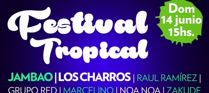 Festival Tropical en Plaza Carlos Gardel