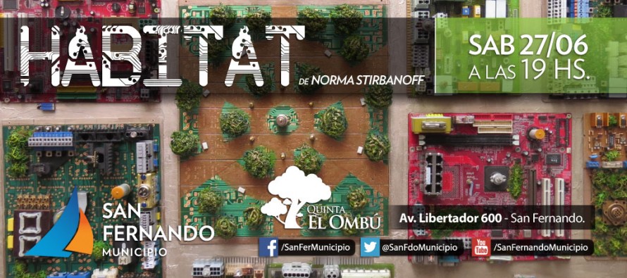 La muestra “Hábitat” se inaugura en la Quinta El Ombú