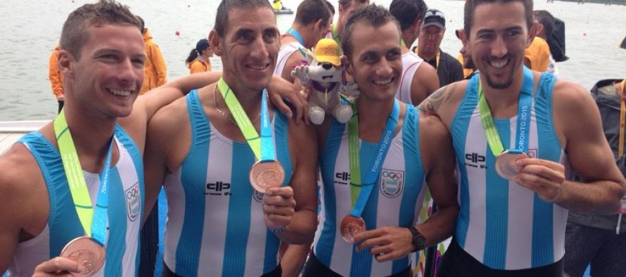 Los remeros de San Fernando aportaron una nueva medalla para Argentina en los Juegos Panamericanos de Toronto