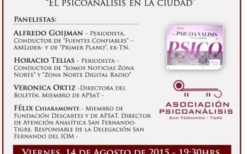 Charla-debate sobre el poder de las palabras en el psicoanálisis y los medios de comunicación