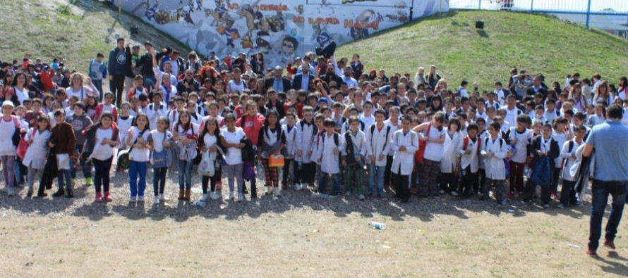 Chicos de 9 instituciones educativas recorrieron Tecnópolis junto a Matías Molle