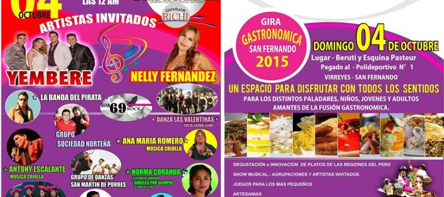 Fiesta de la comunidad peruana con música, danza y gastronomía