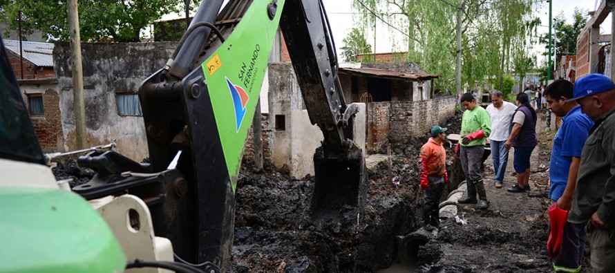 Ejecución de obras hidráulicas en el barrio San Jorge