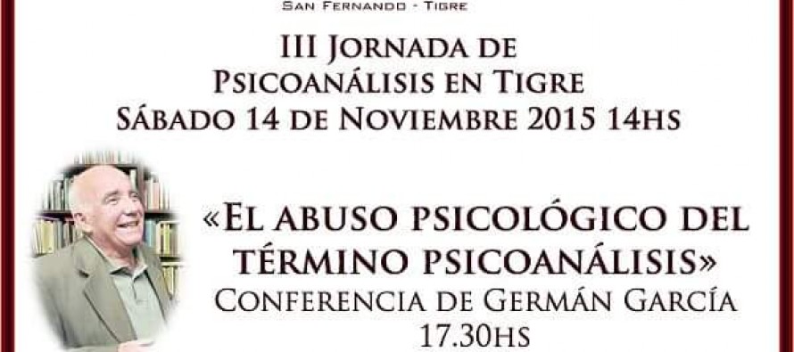 III Jornada de Psicoanálisis en la Biblioteca Sarmiento de Tigre