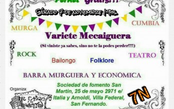 Varieté Mecaiguera en la Sociedad de Fomento San Martín