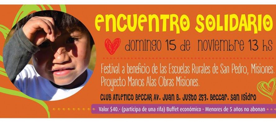 Festival solidario a beneficio de escuelas rurales de Misiones