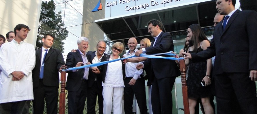 Luis Andreotti inauguró junto a Sergio Massa el nuevo Hospital Oftalmológico Municipal