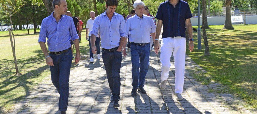 Esteban Bullrich y Luis Andreotti recorrieron el predio del INEF y el Polideportivo N° 3