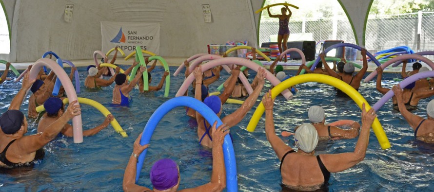 Aquagym, una de las actividades más demandadas en los polideportivos