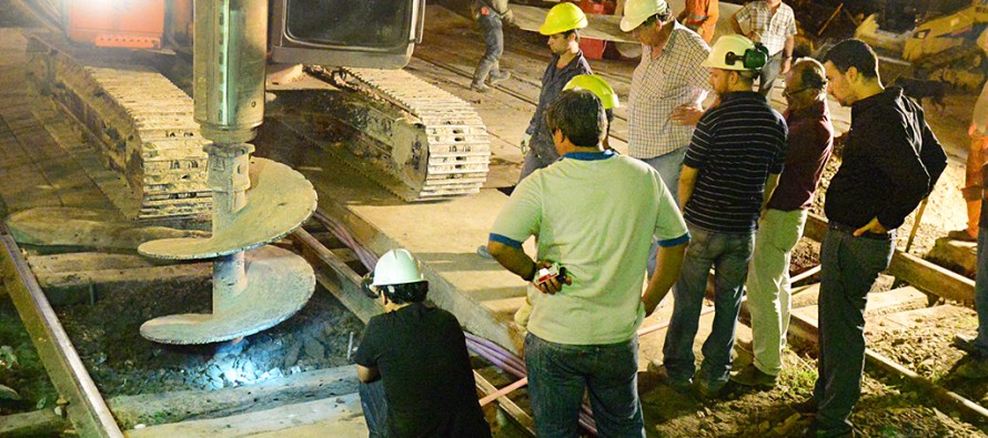 Avanza la obra del túnel de la ex Ruta 202