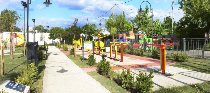 Se inauguró la Plaza Virgen de Luján