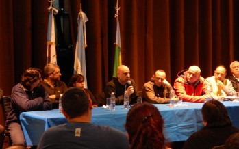 La CTA y CGT zona norte brindaron una conferencia de prensa sobre la movilización de hoy