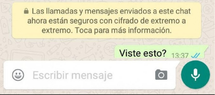 ¿Qué significa el nuevo mensaje que aparece en WhatsApp?