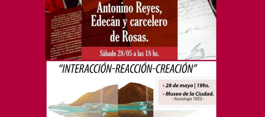 Hoy: presentación de libro en la Quinta El Ombú y muestra de arte en el Museo de la Ciudad