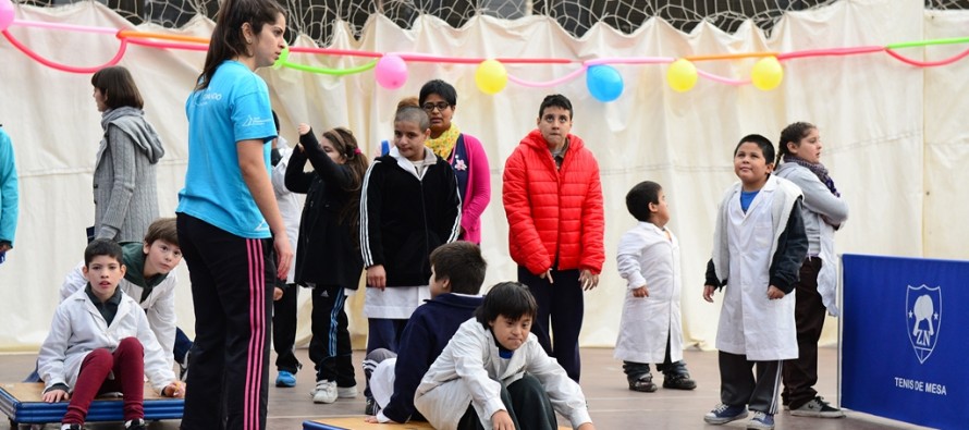 Encuentro deportivo de Escuelas Especiales en el Poli 1