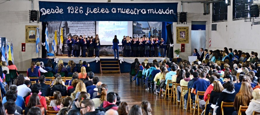 Se celebró el 90° aniversario del Colegio Don Orione y el 50° del Jardín