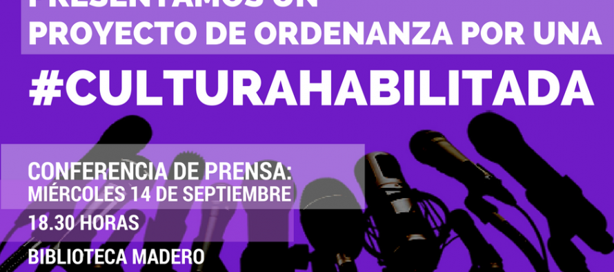 Se presenta un proyecto de ordenanza para la habilitación de espacios culturales independientes