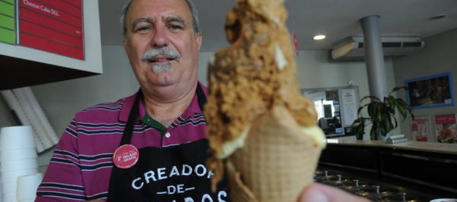 Heladerías Daniel regala hoy 1.000 kilos de helado