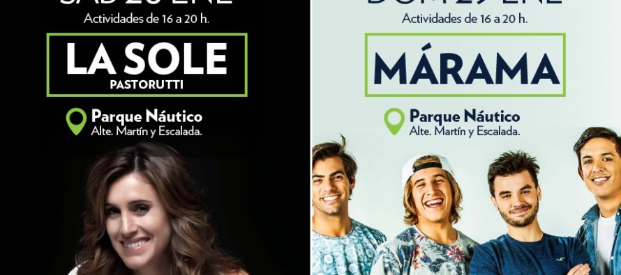 Márama y Soledad se presentan este fin de semana en el Parque Náutico