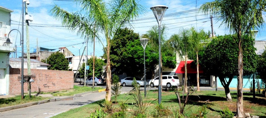 Tareas de mejora en la plazoleta Carlitos