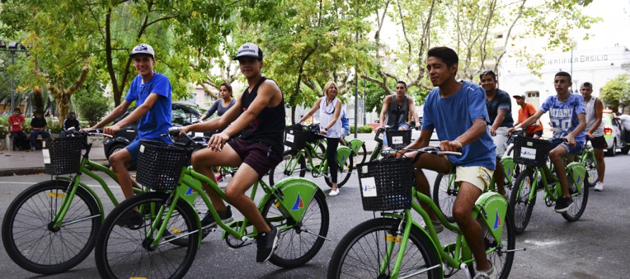 Se realizó la “bicicleteada turística” por nuestra ciudad