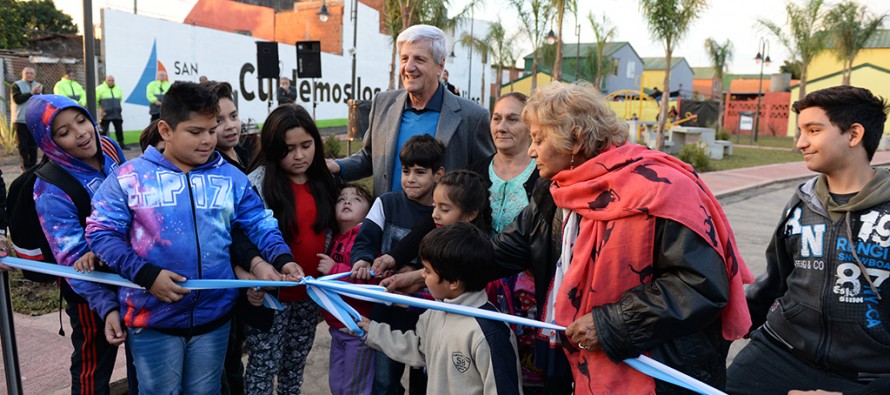 Se inauguró la nueva plaza “El Pueblito” en Arroyo Cordero entre Quintana y Gandolfo