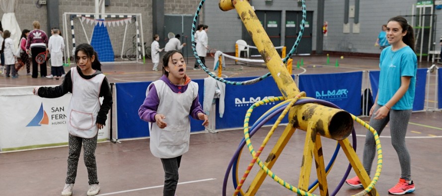 Se realizó una jornada recreativa y deportiva para personas con discapacidad