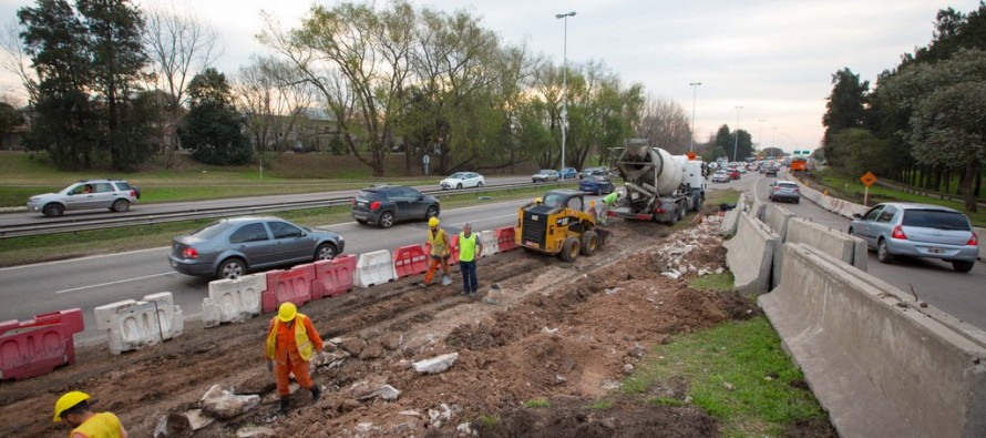 Comenzaron las obras de ampliación del ramal Tigre en el Acceso Norte