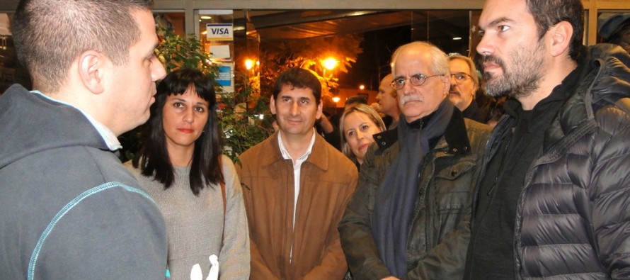 Jorge Taiana recorrió Virreyes junto a Matías Molle y Fernando Coronel