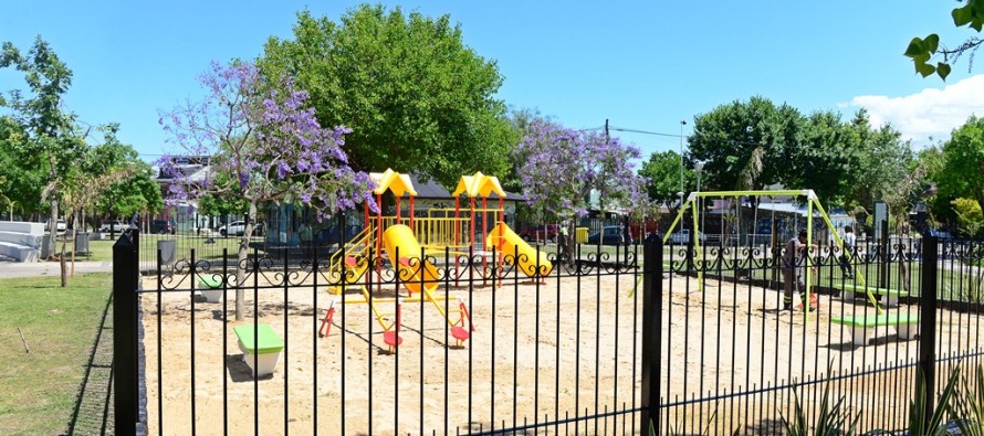 Trabajos de renovación en la Plaza San Pablo