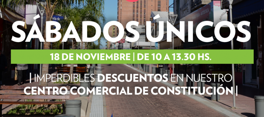 ‘Sábados Únicos’: llegan los descuentos al centro comercial de la calle Constitución