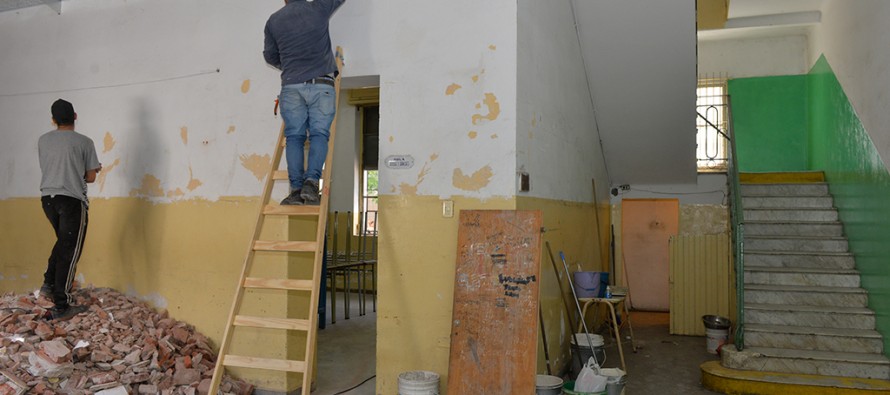 Comenzaron las obras de refacción de la escuela más antigua de la ciudad