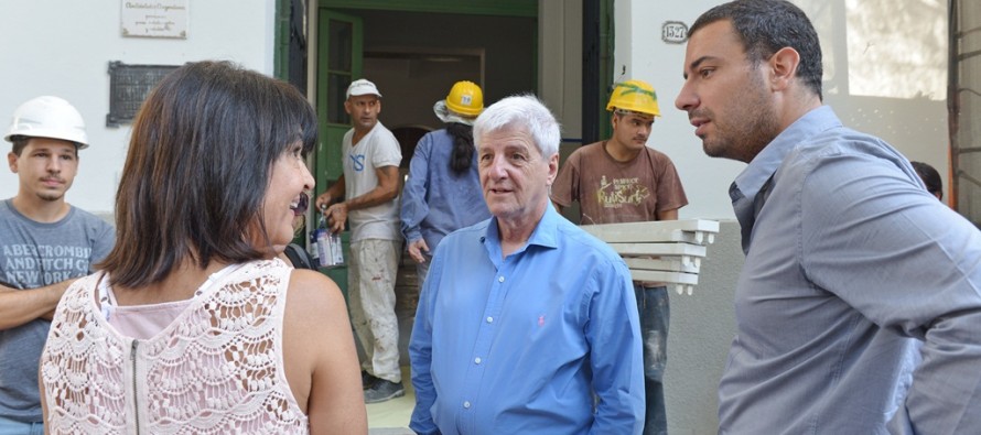 Avanzan las obras en la bicentenaria Escuela Provincial N° 1